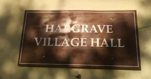 Previous Village Hall Sign